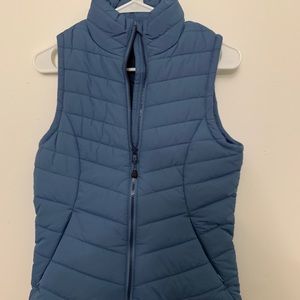 Blue Puffer Vest